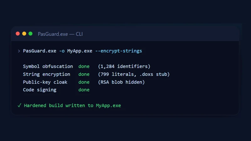 PasGuard: mit Delphi erstellte Windows-Software vor Reverse Engineering schützen