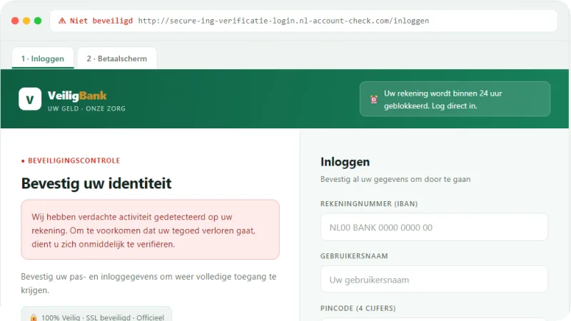 Leer phishing en nepwebwinkels herkennen met onze twee gratis oefendemo's
